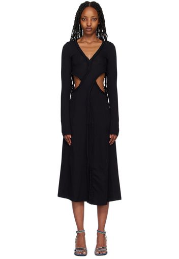 Diesel Black D-Hilly Midi Dress