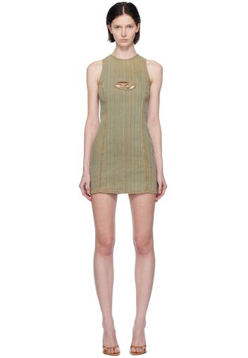 Diesel Beige De-Ferriz-Fsd Denim Minidress