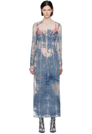 Diesel Blue De-Nicolo-Fsd Maxi Dress