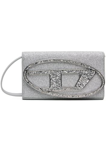 Diesel Silver 1dr Wallet Strap Bag