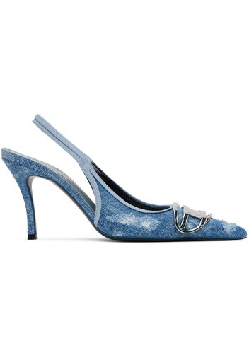 Diesel Blue D-Venus Denim Heels