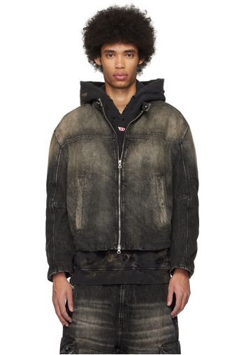 Diesel Black D-Marge-S Denim Jacket