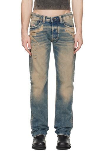 Diesel Blue Straight 1985 Larkee 09k32 Jeans