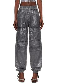 Diesel Gray D-Mirt 0pgac Denim Cargo Pants