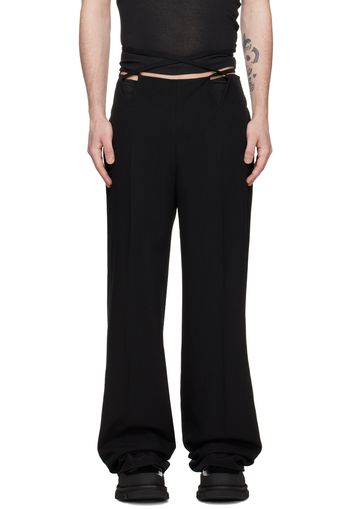 Dion Lee Black V-Wire Trousers