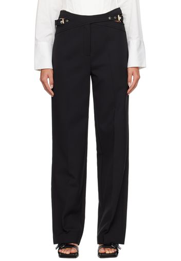 Dion Lee Black Interlock Trousers