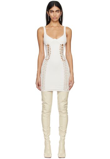 Dion Lee Off-White Braided Minidress