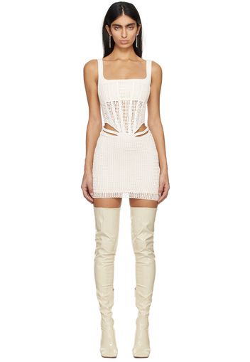 Dion Lee Off-White Suspend Minidress