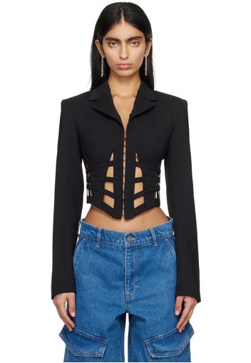 Dion Lee Black Cage Blazer