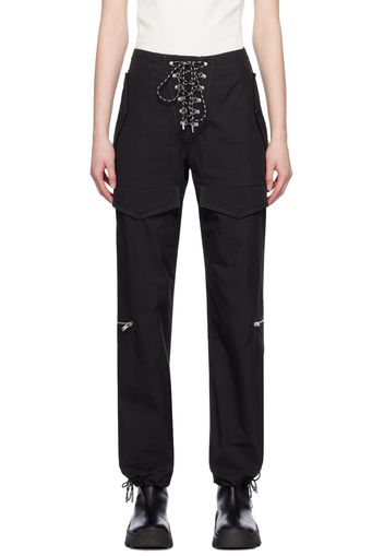 Dion Lee Black Hiking Pocket Trousers