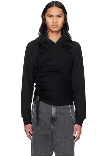 Dion Lee Black Safety Slider Hoodie