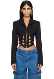 Dion Lee Black Cage Blazer