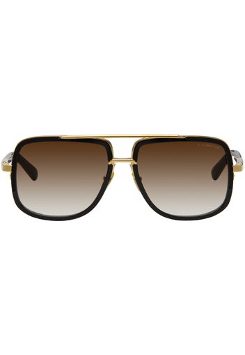 Dita Black & Gold Mach-One Sunglasses