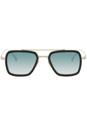 Dita SSENSE Exclusive Black & Gold Flight.006 Sunglasses