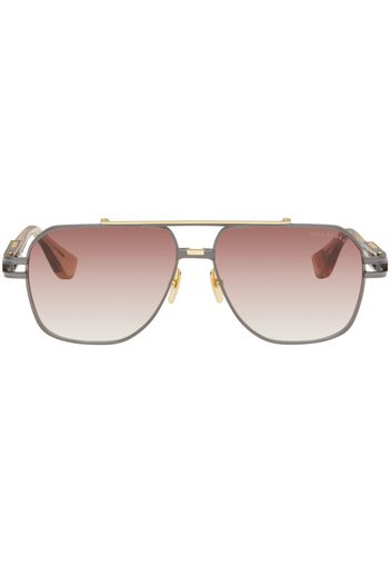 Dita Gunmetal & Gold Kudru Sunglasses