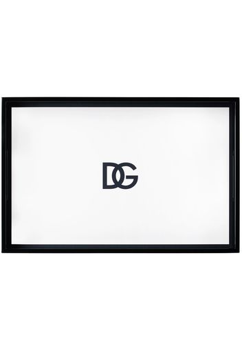 Dolce & Gabbana Black & White DG Logo Tray