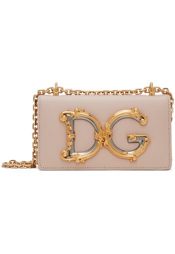 Dolce & Gabbana Pink Calfskin Phone Bag