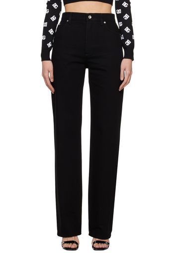 Dolce & Gabbana Black Loose-Fit Jeans