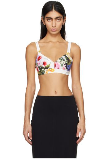 Dolce & Gabbana White Garden Top