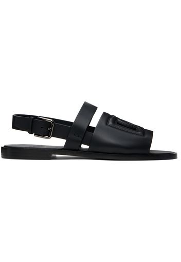 Dolce&Gabbana Black Calfskin Sandals