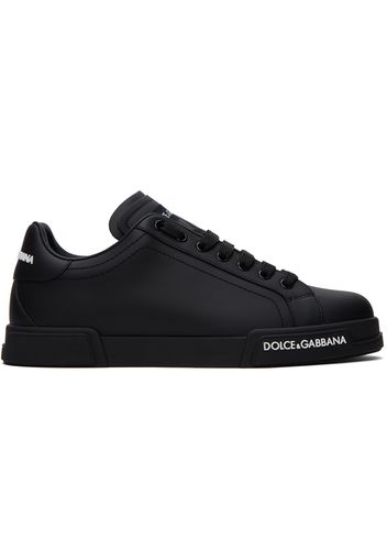 Dolce & Gabbana Black Hardware Sneakers