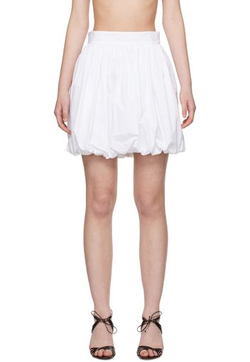 Dolce&Gabbana White Balloon Miniskirt