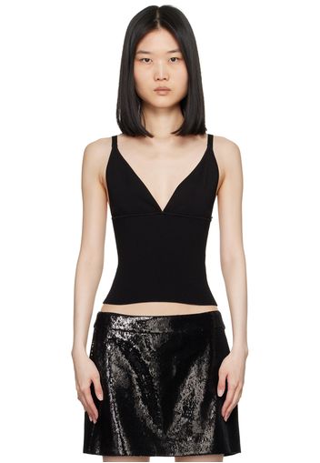 Dolce&Gabbana Black V-Neck Tank Top