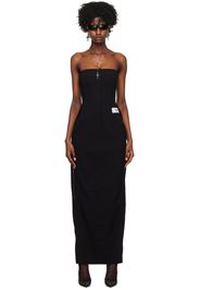 Dolce & Gabbana Black Kim Kardashian Edition Zip Vent Maxi Dress