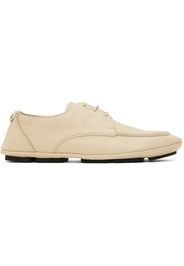 Dolce&Gabbana Off-White Lace-Up Formale Derbys