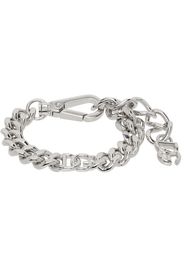 Dolce&Gabbana Silver 'DG' Logo Bracelet