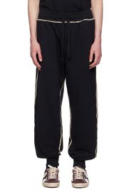 Dolce&Gabbana Black Heraldic DG Logo Sweatpants