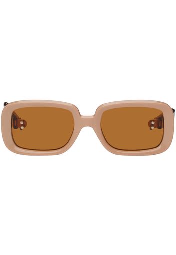 Doublet Beige Flame Sunglasses