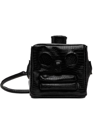 Doublet Black Small Robot Head Bag