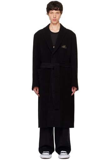 doublet Black Bathrobe Tailored Coat