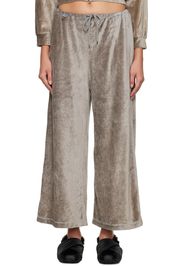 Doublet Gray Crystal-Cut Lounge Pants