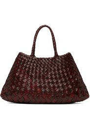 Dragon Diffusion Burgundy Santa Croce Small Tote
