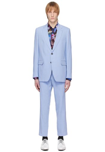 Dries Van Noten Blue Notched Suit