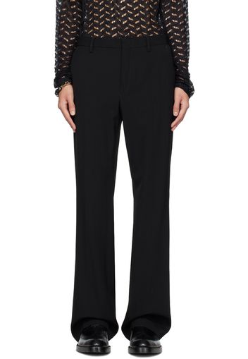 Dries Van Noten Black Four-Pocket Trousers