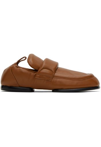 Dries Van Noten Tan Padded Loafers