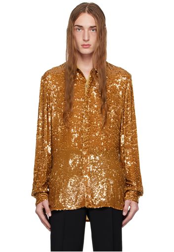 Dries Van Noten SSENSE Exclusive Brown Shirt