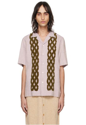 Dries Van Noten Purple Detail Shirt