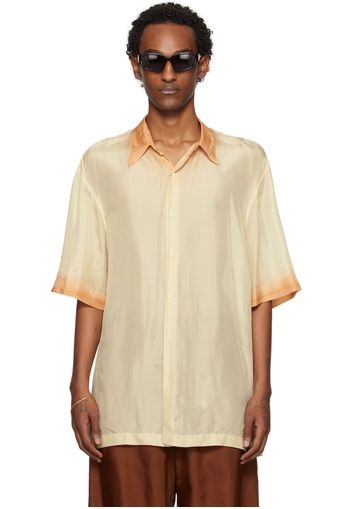 Dries Van Noten Orange Gradient Shirt