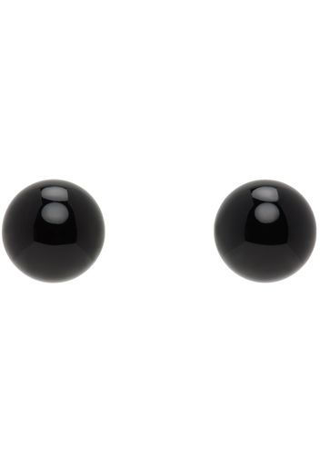 Dries Van Noten Black Colored Ear Studs Earrings