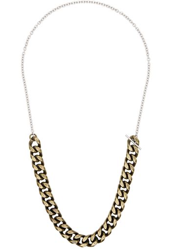 Dries Van Noten Silver & Gold Curb Necklace