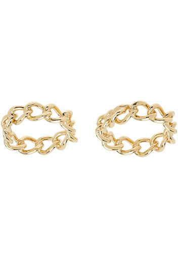 Dries Van Noten Gold Chain Rings