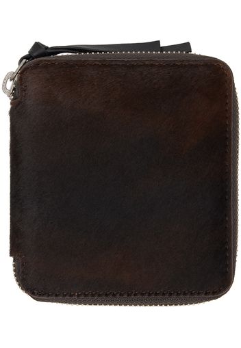 Dries Van Noten Brown Zip Wallet