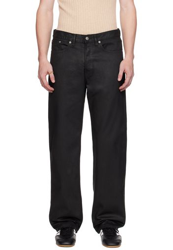 Dries Van Noten Black Straight-Leg Jeans