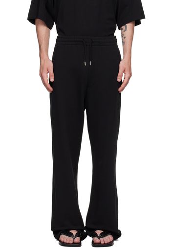 Dries Van Noten Black Straight Sweatpants