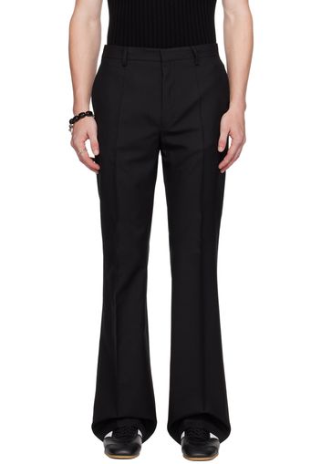 Dries Van Noten Black Wool Trousers