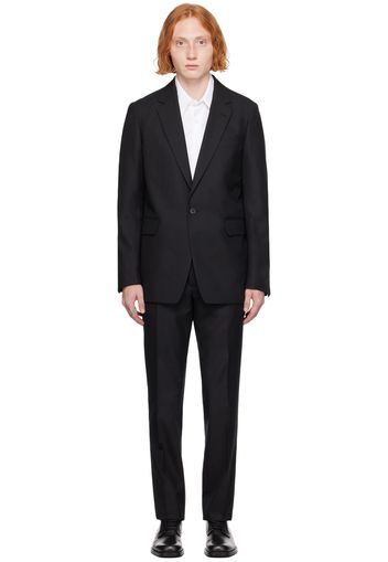 Dries Van Noten Black Single-Breasted Suit